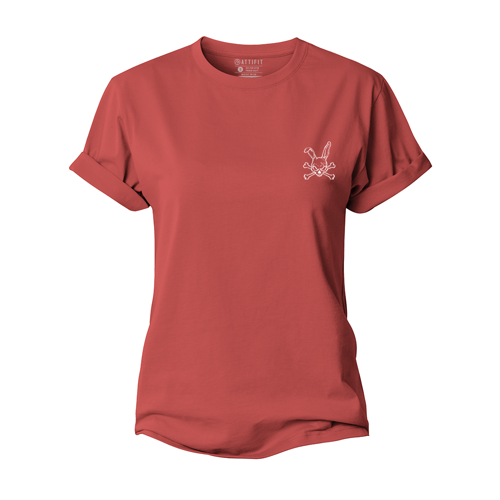 Skeleton Rabbit Women's Cotton T-Shirt