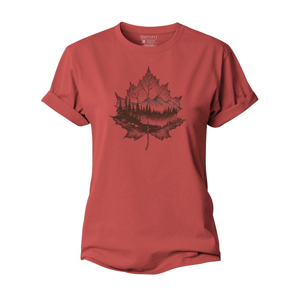 Leaf View Women's Cotton T-Shirt