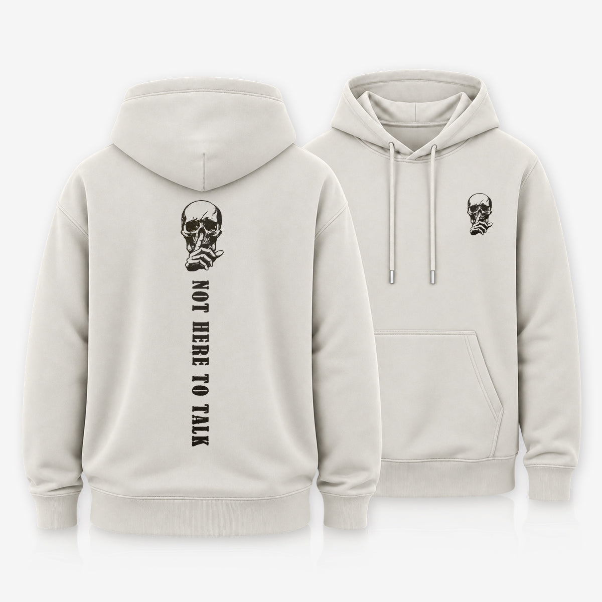 Not Here to Talk Hoodie