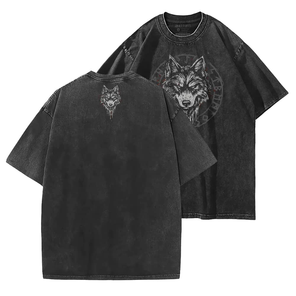 Viking Wolf Vintage T-Shirt