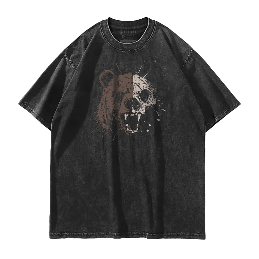 Bear Skull Vintage T-Shirt