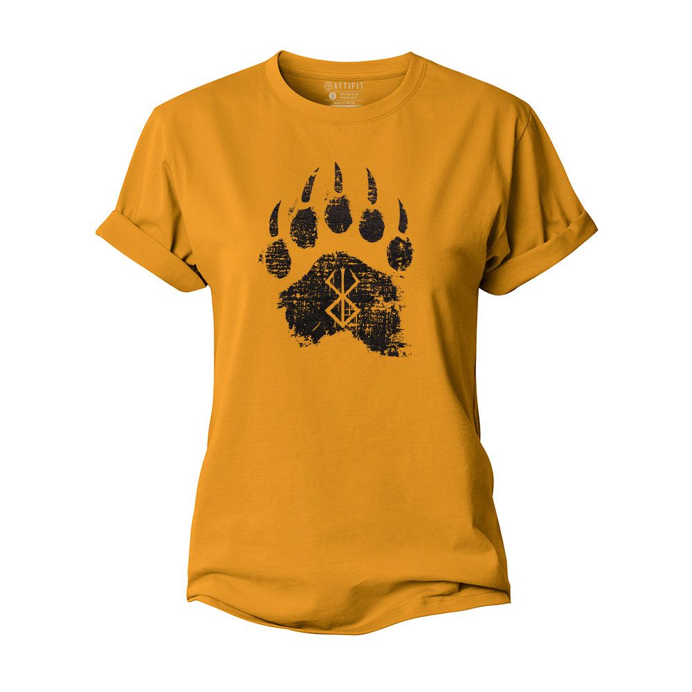 Bears Paw Rune Women's Cotton T-Shirt