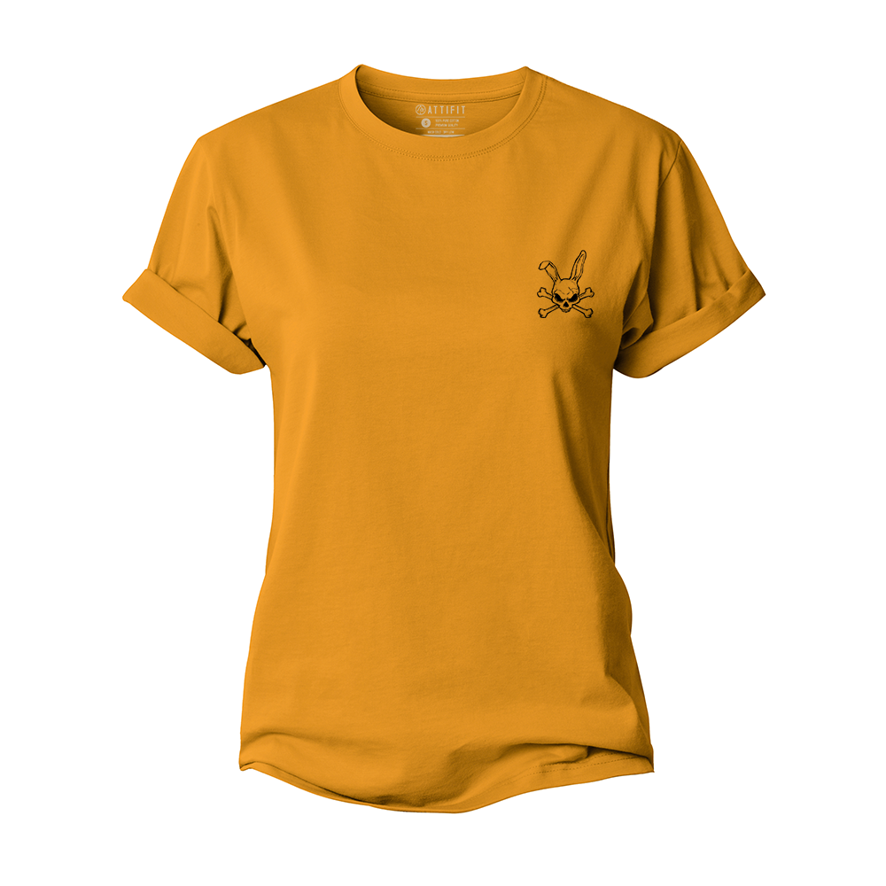 Skeleton Rabbit Women's Cotton T-Shirt