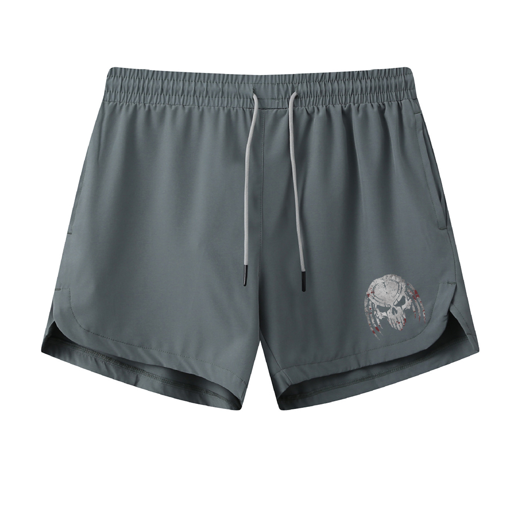Skull Warrior Athletic Quick-Dry Shorts