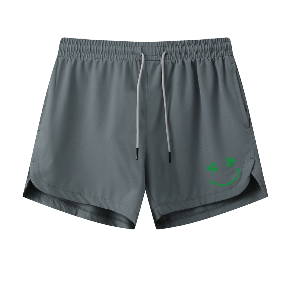 Lucky Smiley Athletic Quick-Dry Shorts