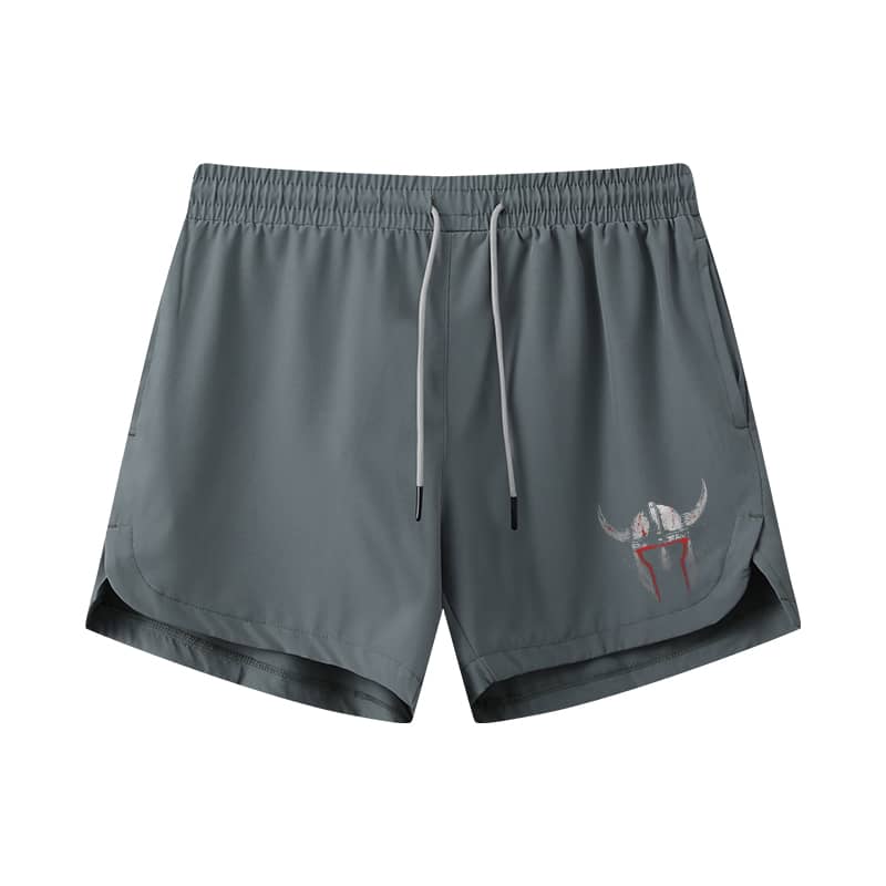 Viking Helmet Athletic Quick-Dry Shorts