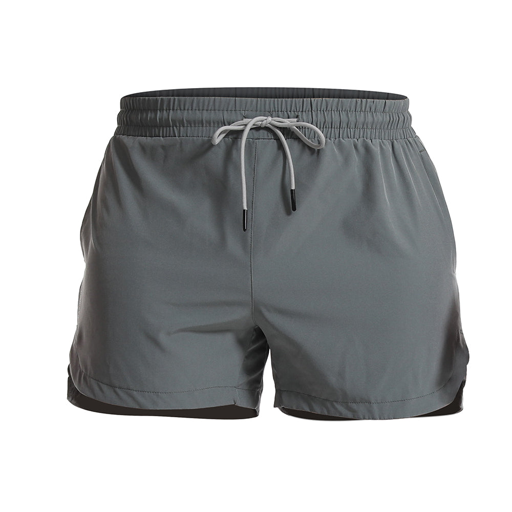 Classic Solid Athletic Quick-Dry Shorts