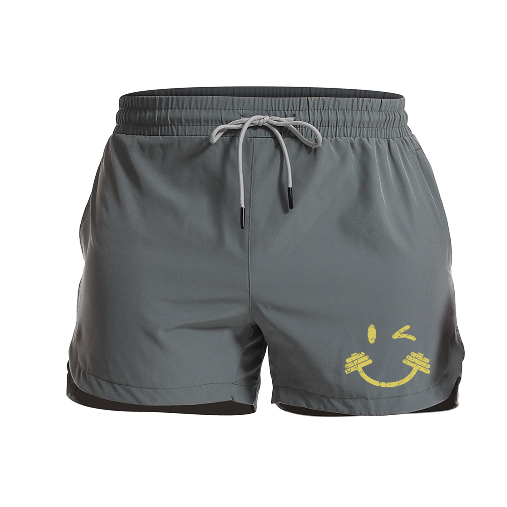 Gym Smile Athletic Quick-Dry Shorts