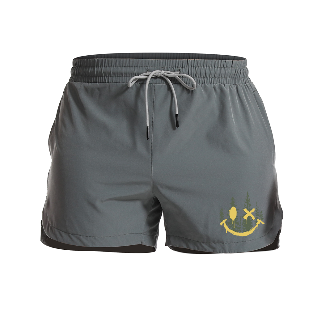 Smiley Forest 5-Inch Quick-Dry Shorts