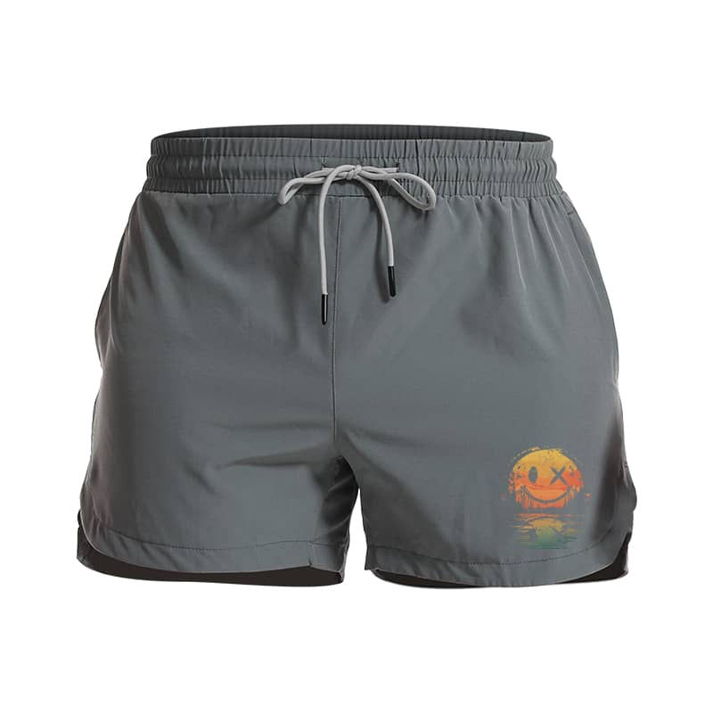 Smiley Lake Athletic Quick-Dry Shorts