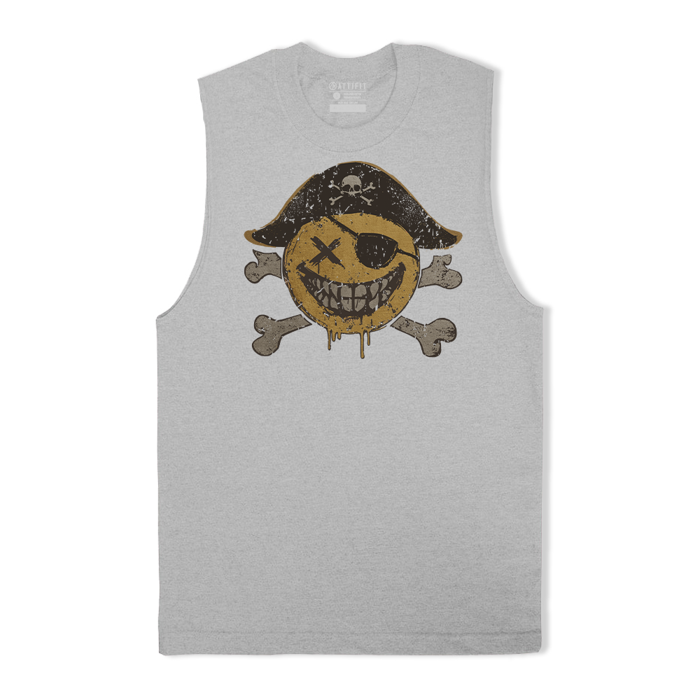 Pirate Smiley Tank Top