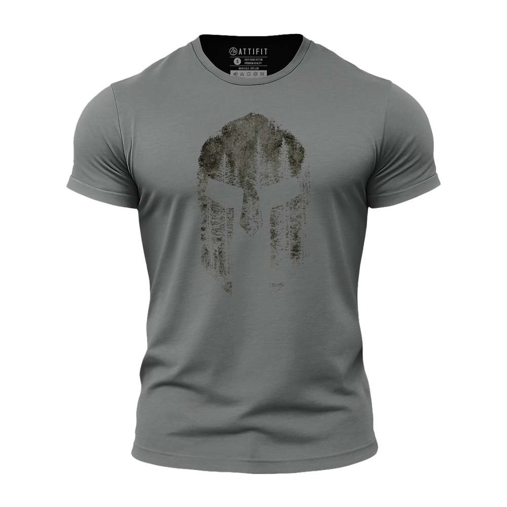 Spartan Forest Warrior Athletic Quick-Dry T-Shirt
