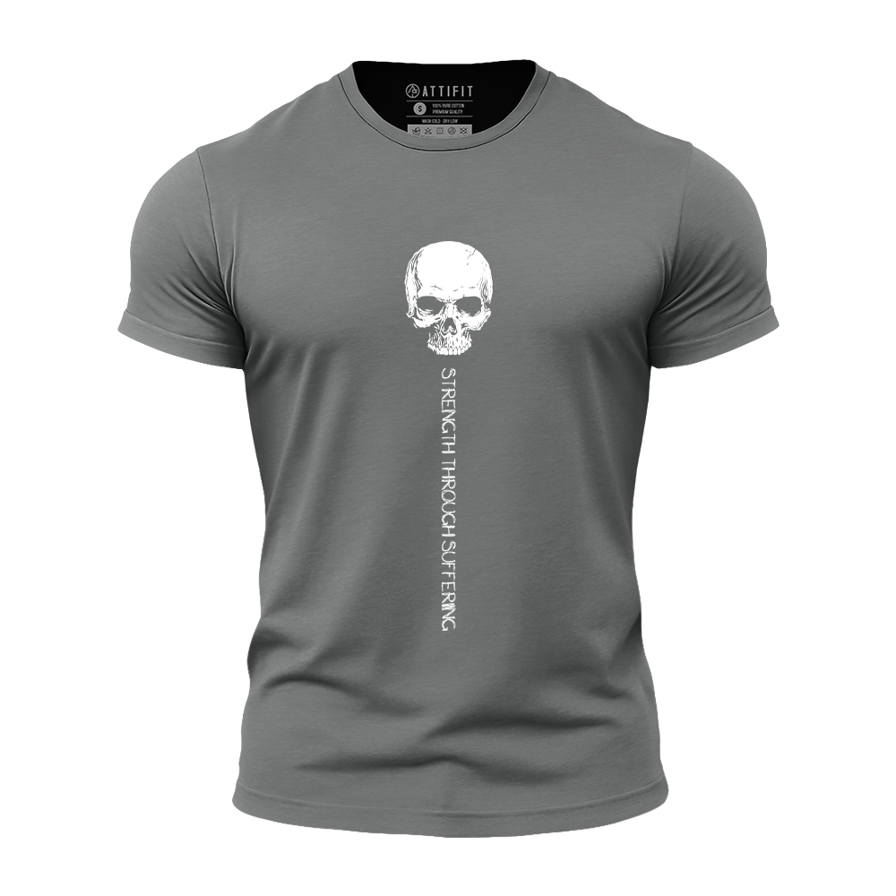 Skull Strength Athletic Quick-Dry T-Shirt