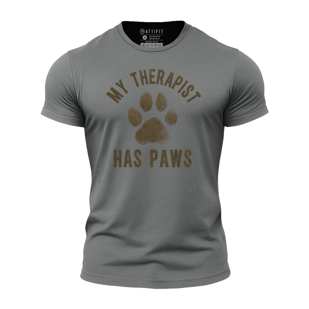 My Therapist Has Paws Quick-Dry T-Shirt