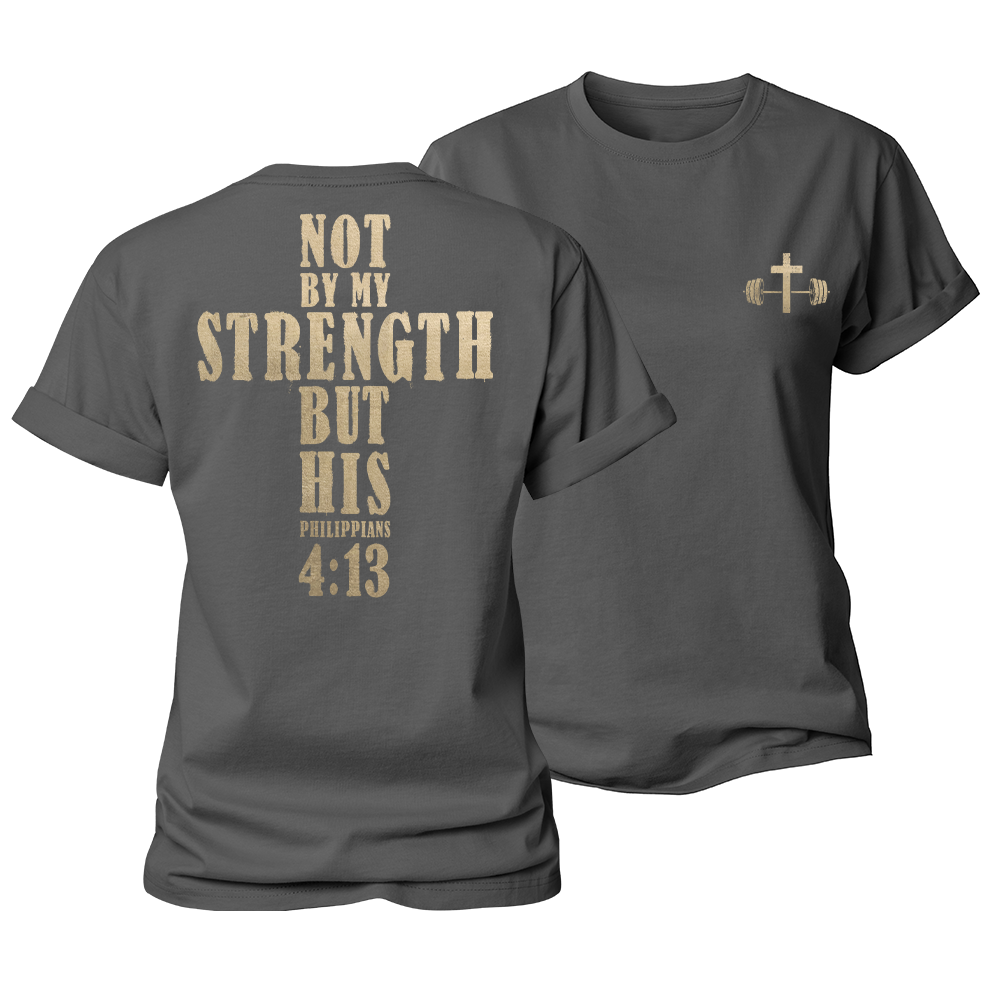 Not by My Strength but His Women's Cotton T-Shirt