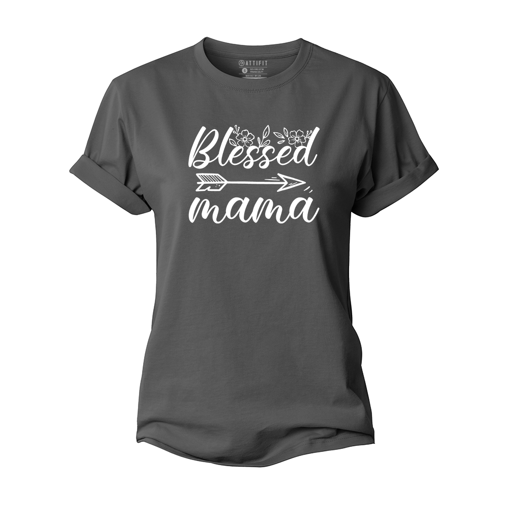 Blessed Mama Women's Cotton T-Shirt