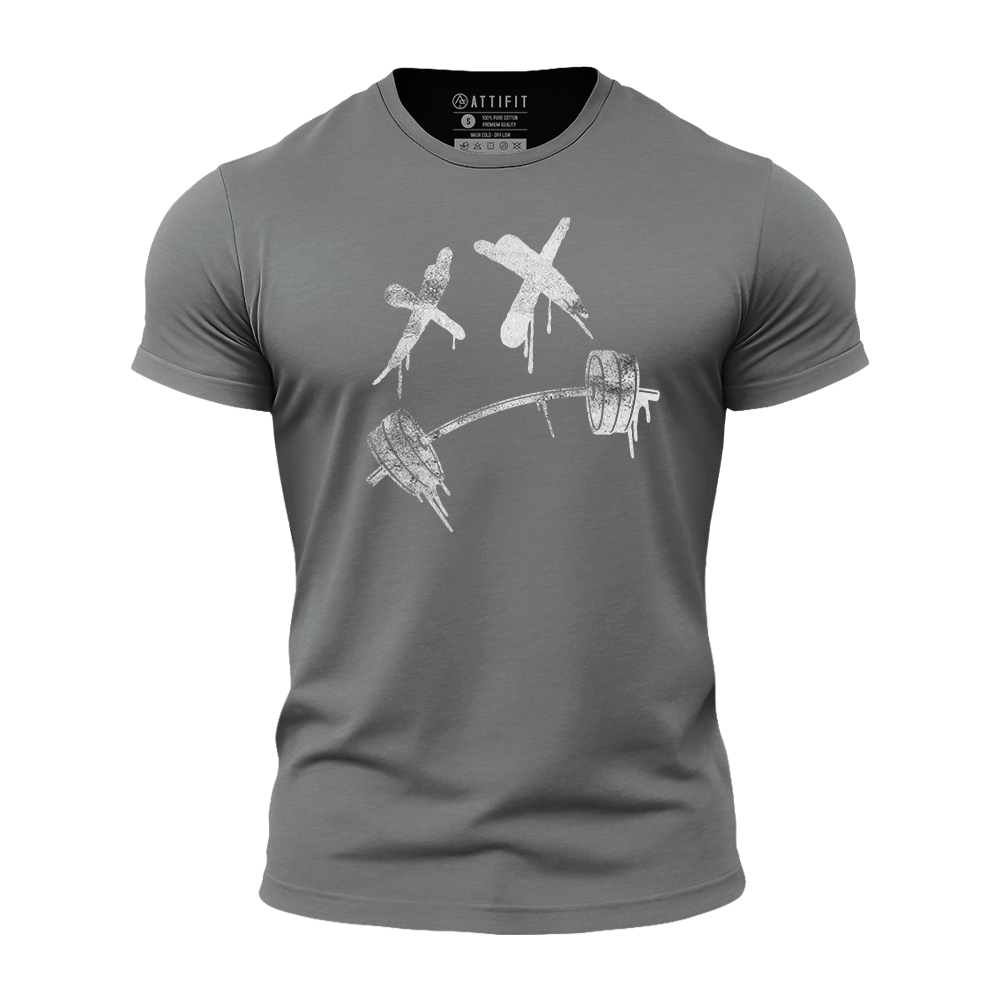 Fitness Smiley Athletic Quick-Dry T-Shirt