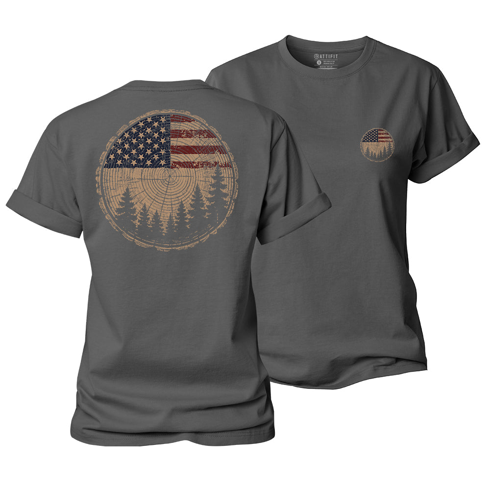 Rings of Freedom Women's Cotton T-Shirt