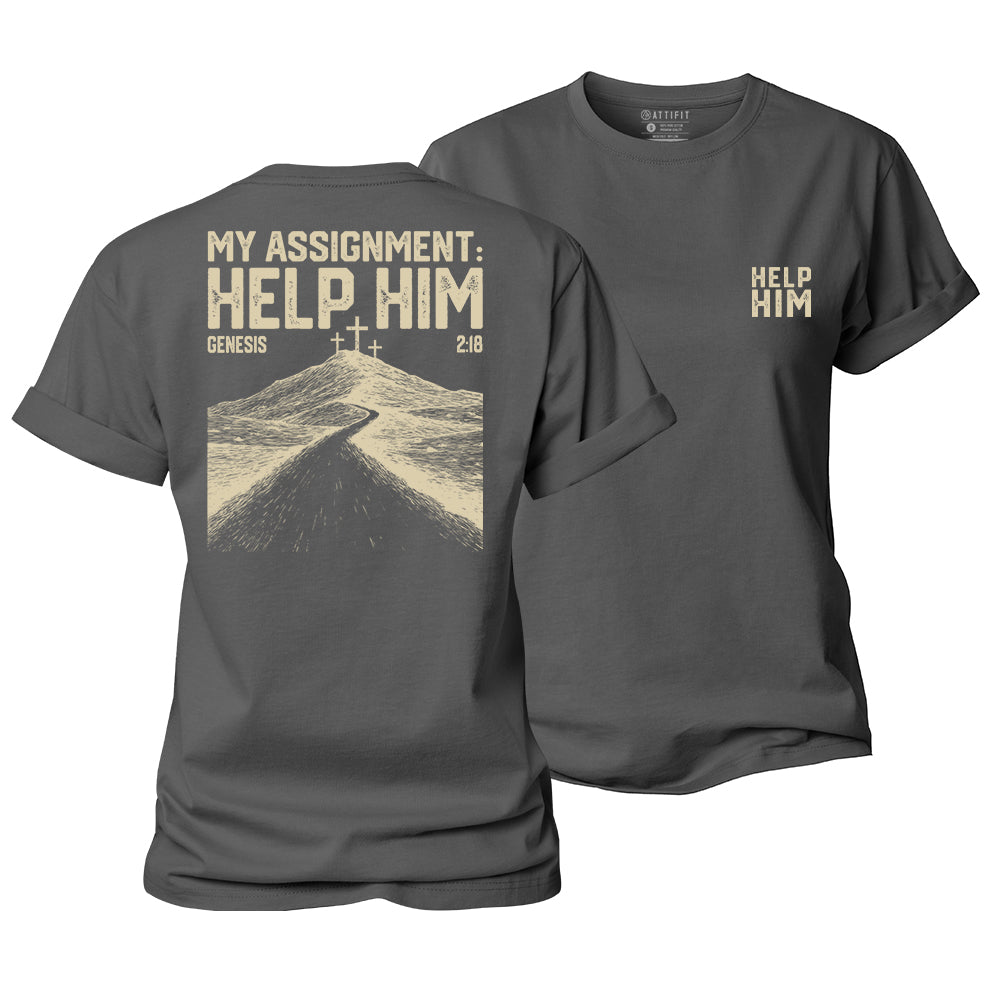 My Assignment: Help Him Women's Cotton T-Shirt