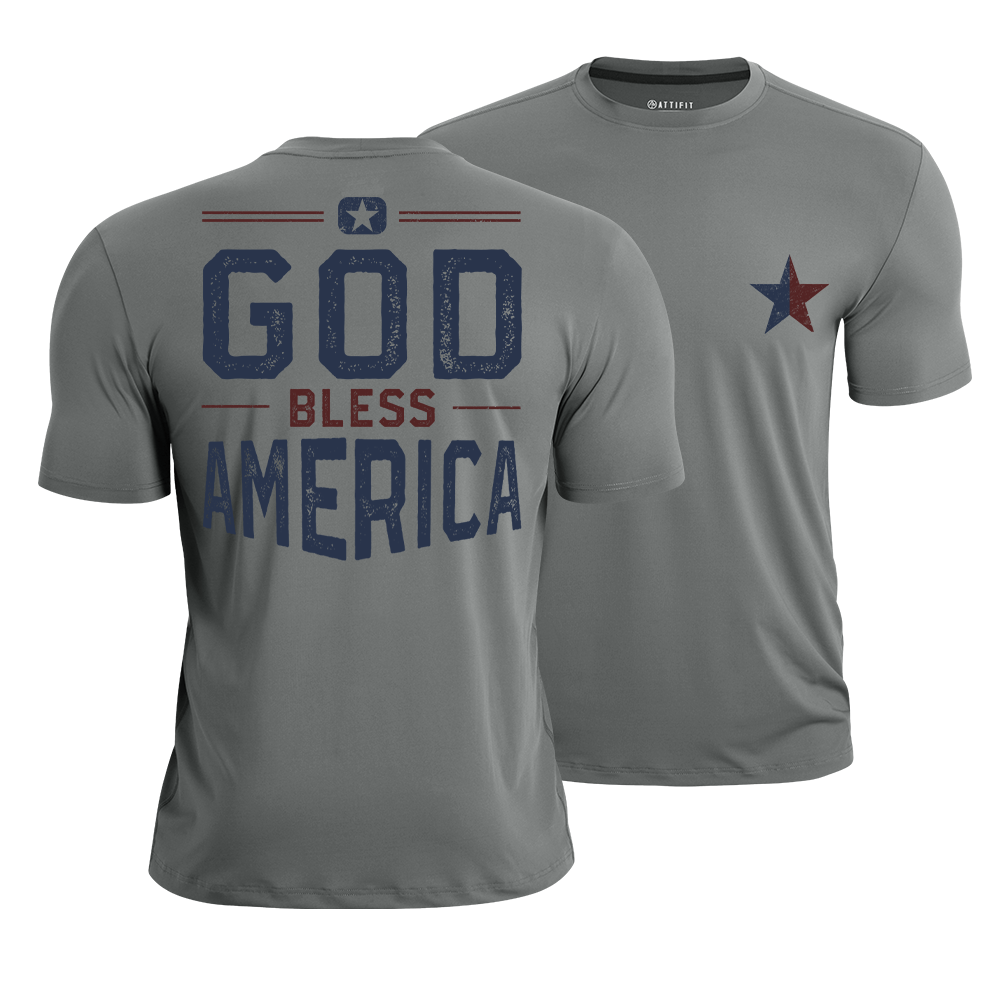 God Bless America Quick-Dry T-Shirt