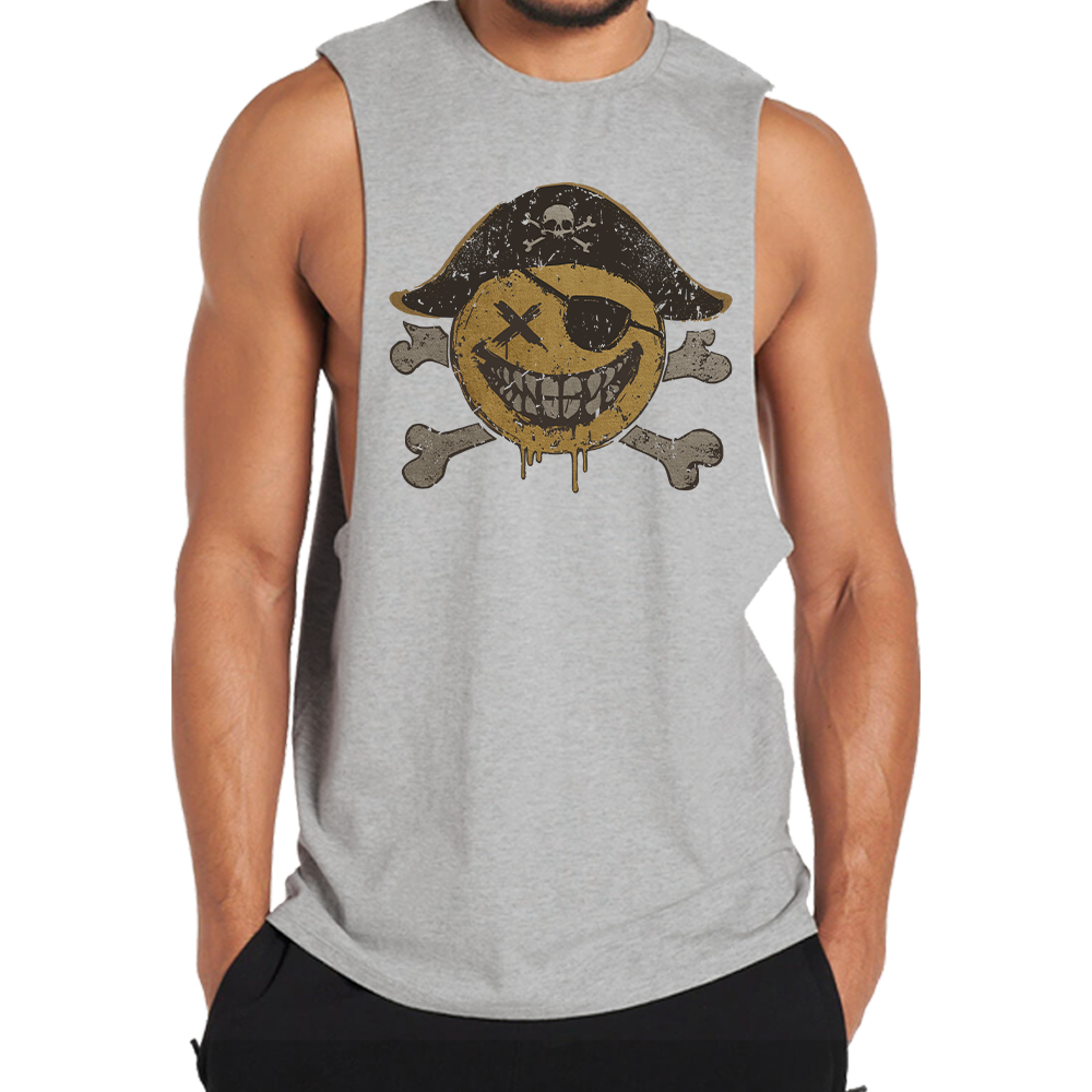 Pirate Smiley Tank Top