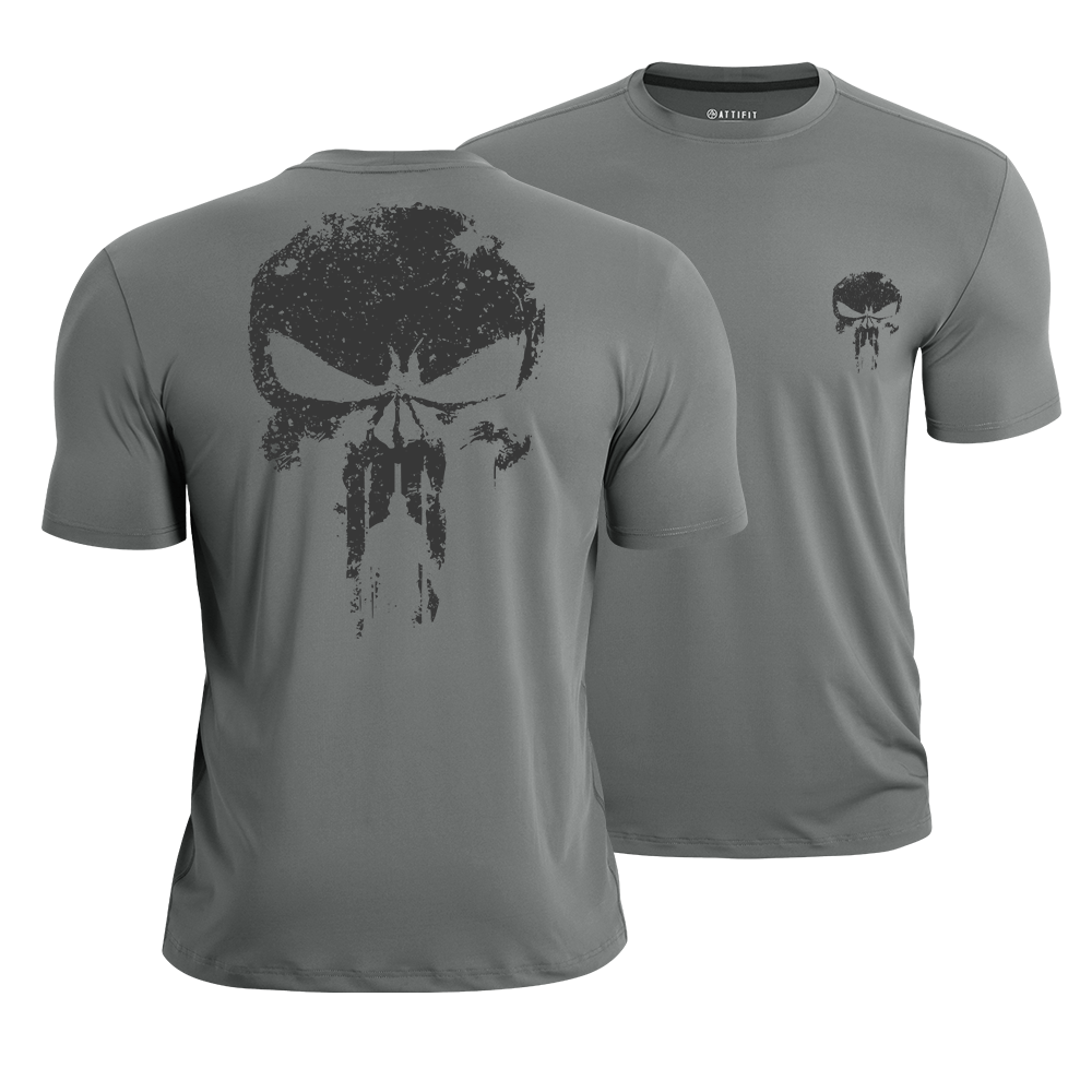 Skull Warrior Athletic Quick-Dry T-Shirt