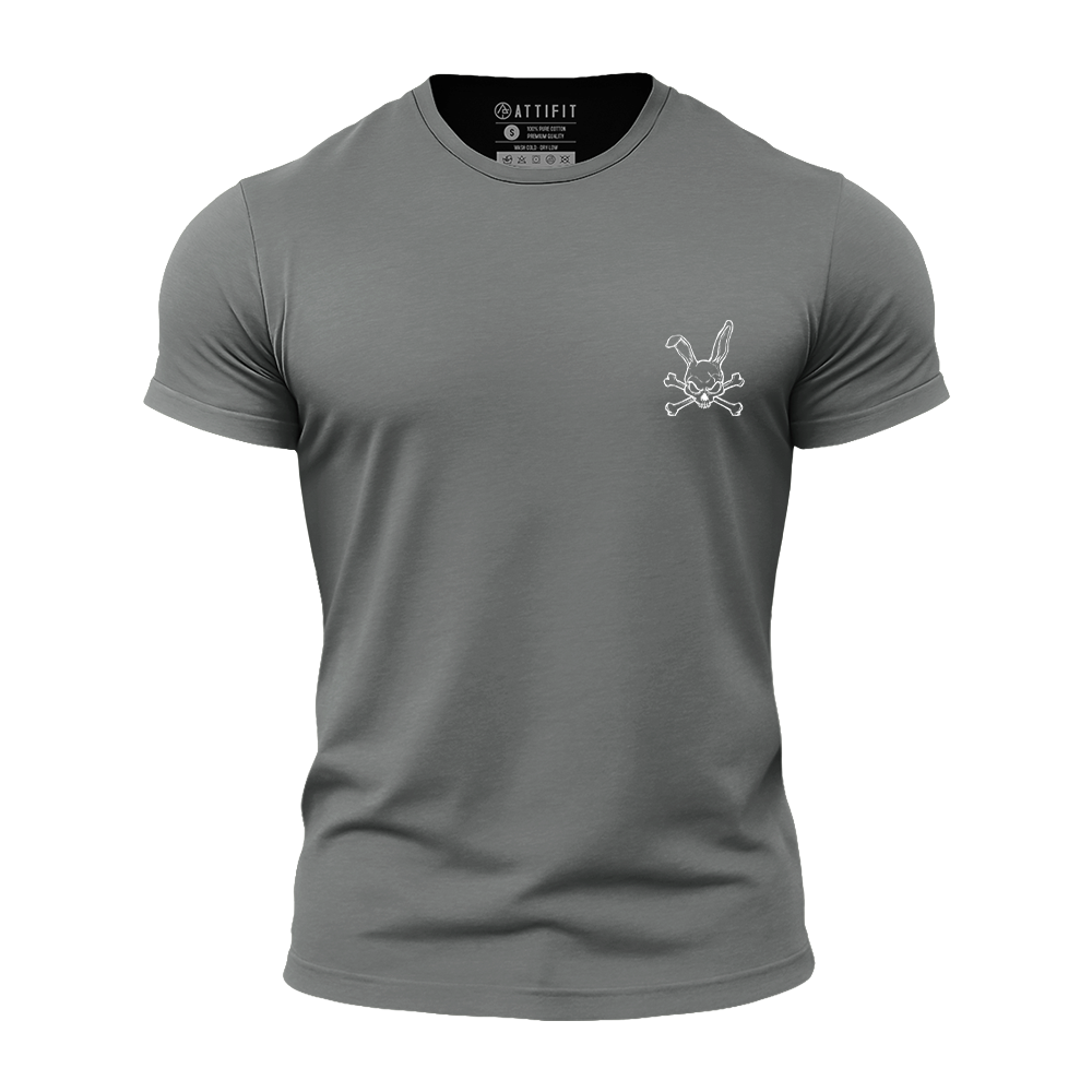 Skeleton Rabbit Athletic Quick-Dry T-Shirt