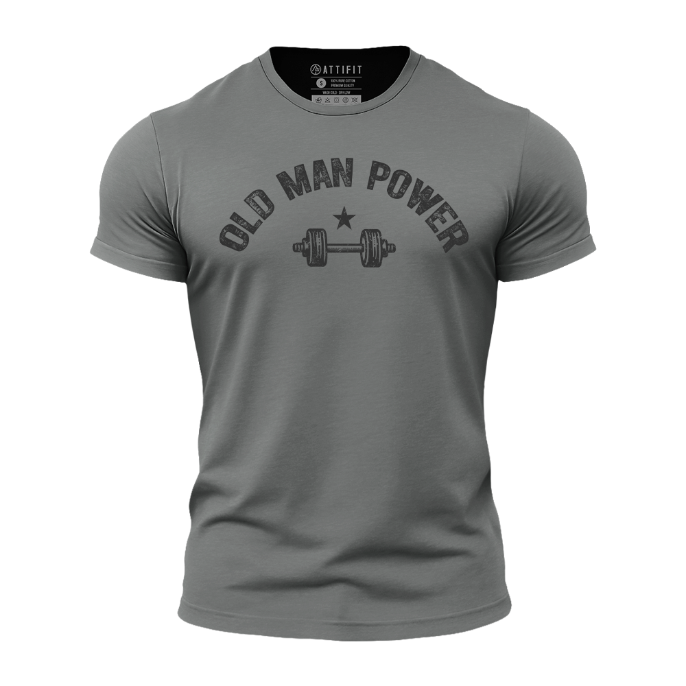 Old Man Power Athletic Quick-Dry T-Shirt