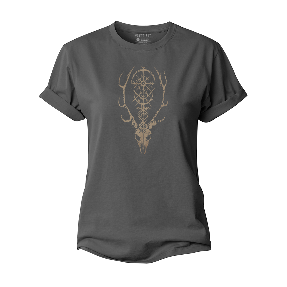 Viking Elk Women's Cotton T-Shirt