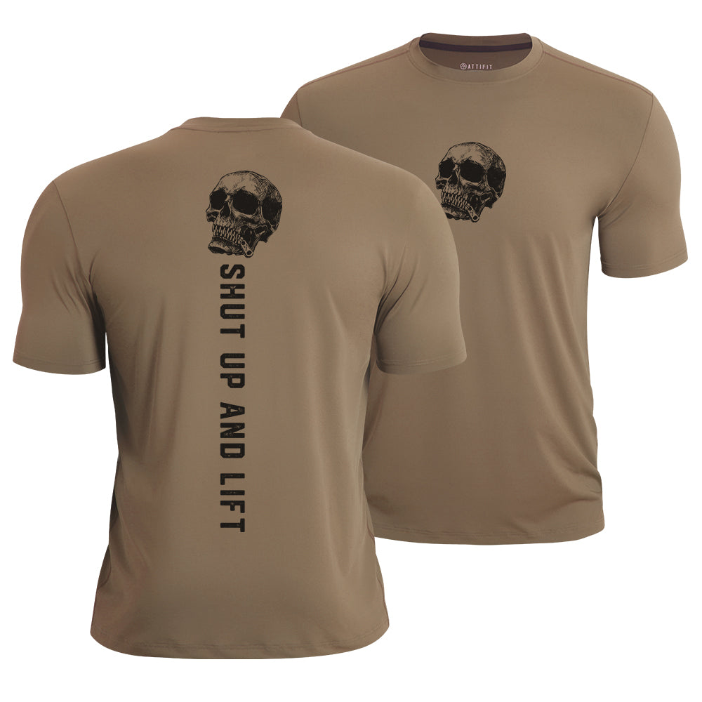 Skull Lifting Power Quick-Dry T-Shirt