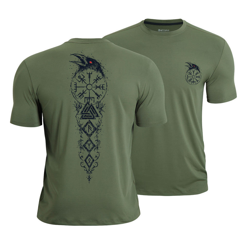 Viking Raven Quick-Dry T-Shirt