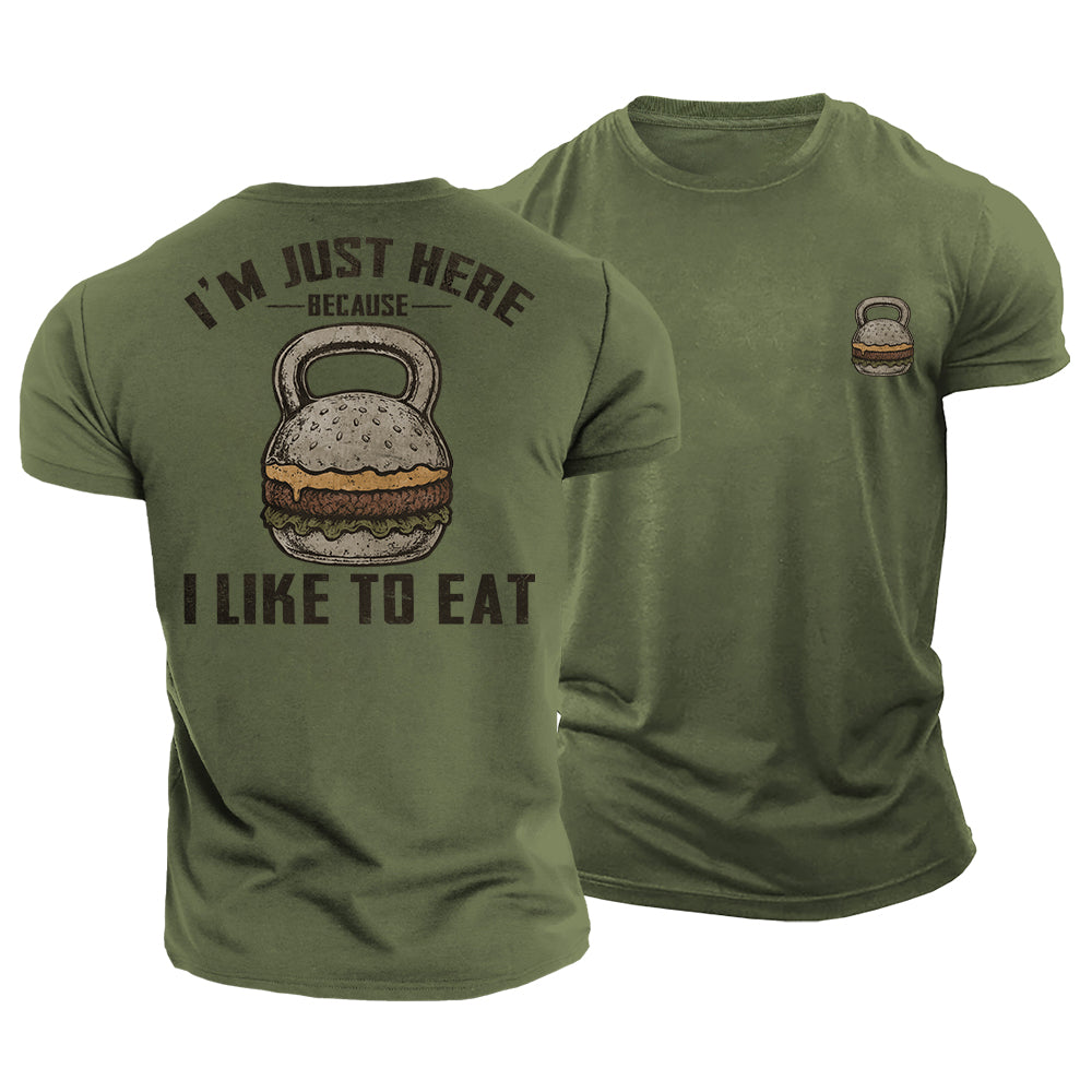 Lift to Eat Cotton T-Shirt