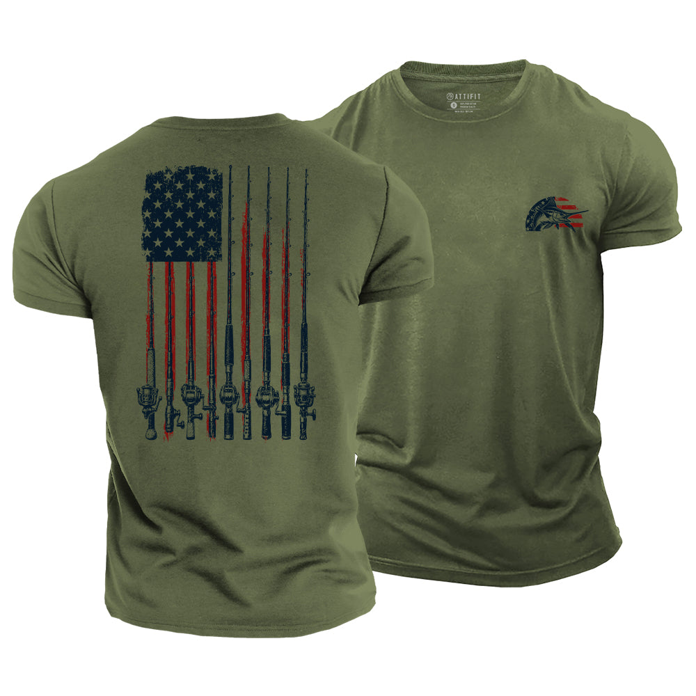 Working Man Flag Cotton T-Shirt