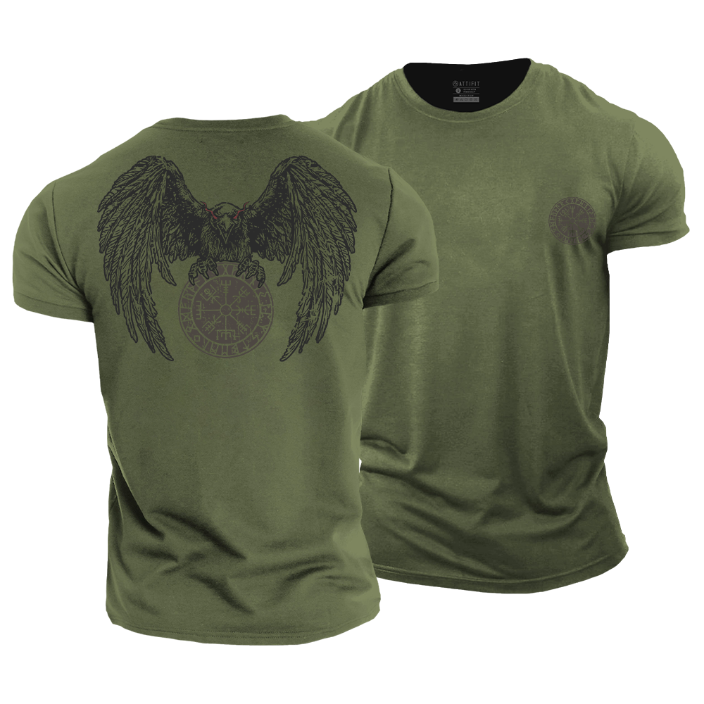 Rune Wing Cotton T-Shirt