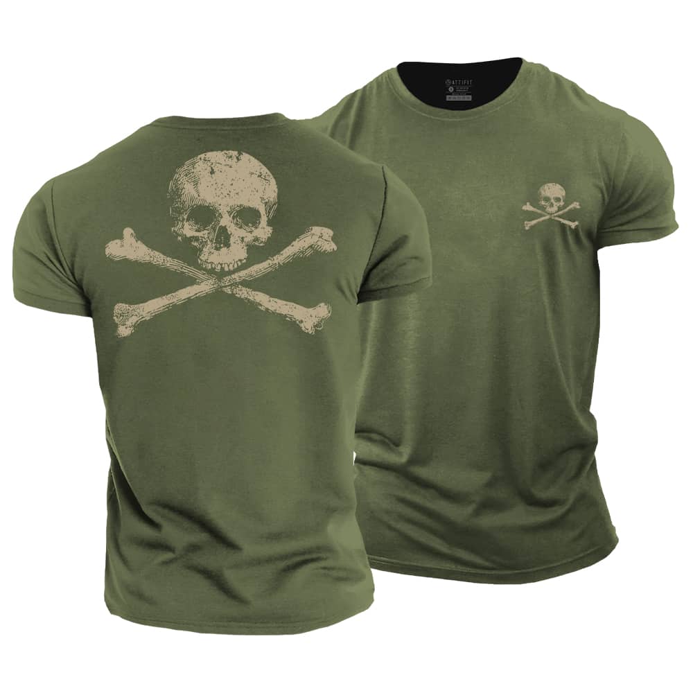 Skull Bones Cotton T-Shirt
