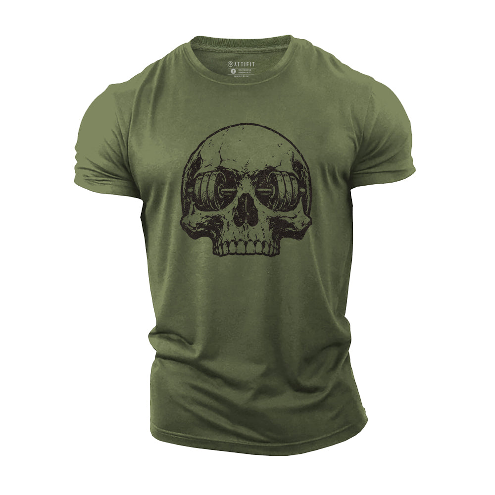 Iron Vision Skull Cotton T-Shirt