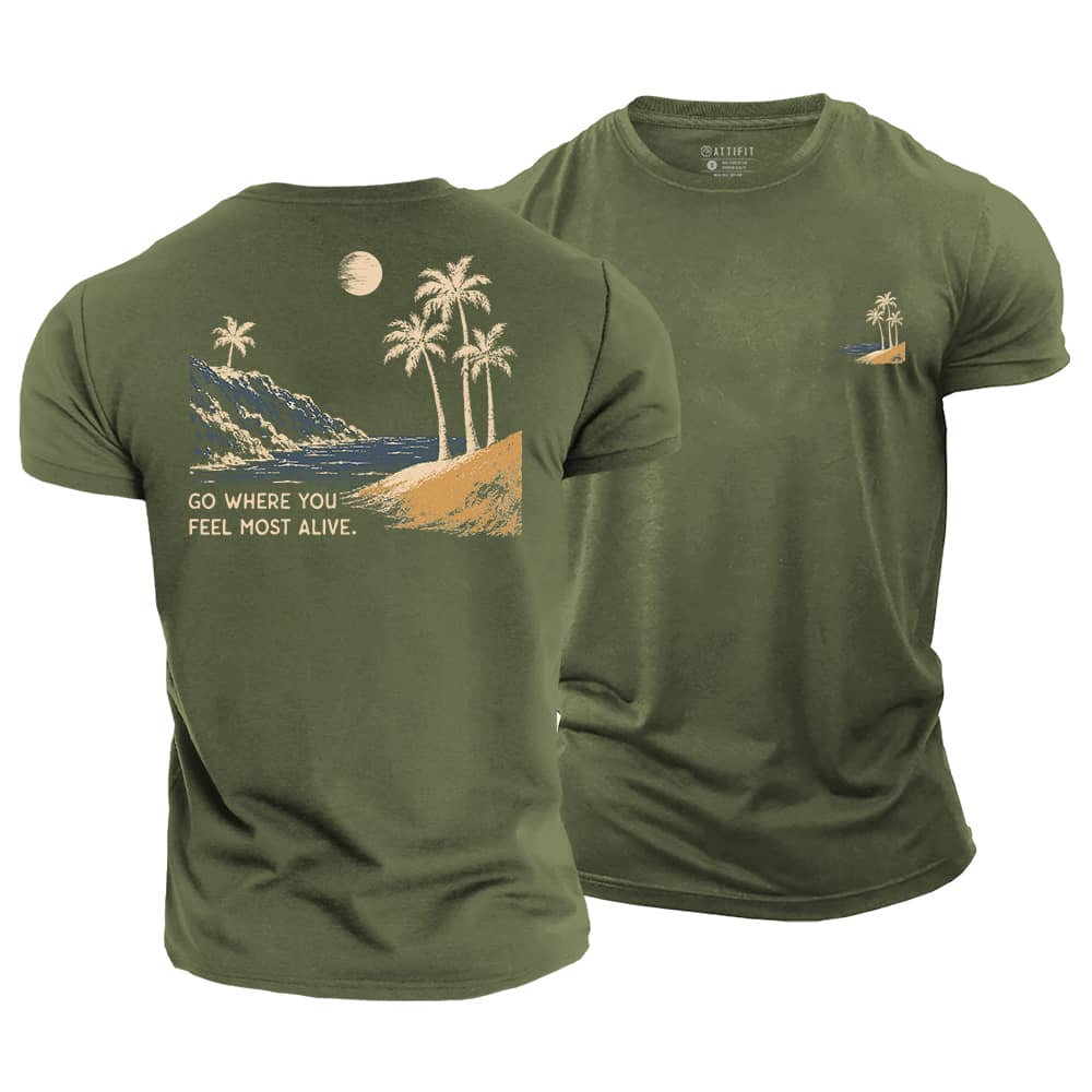 Feel Alive Cotton T-Shirt