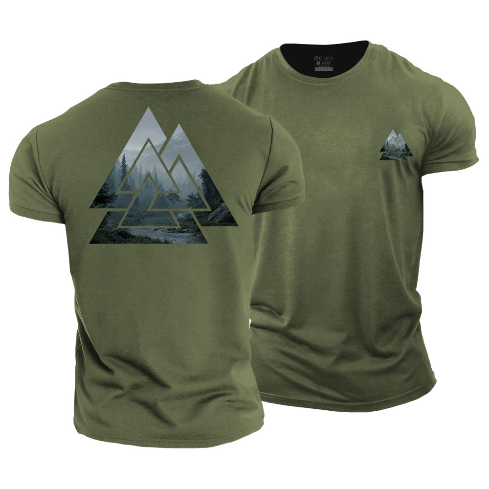 Viking Valknut Cotton T-Shirt