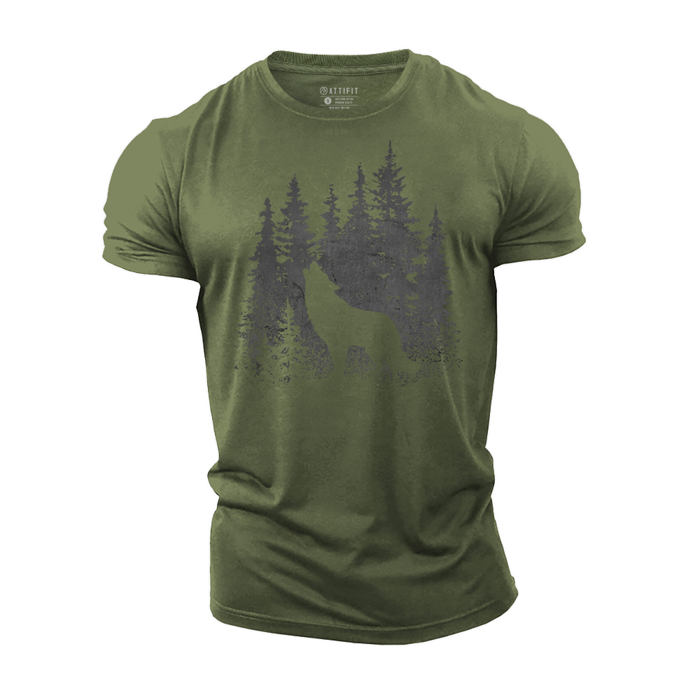 Forest Echo Cotton T-Shirt
