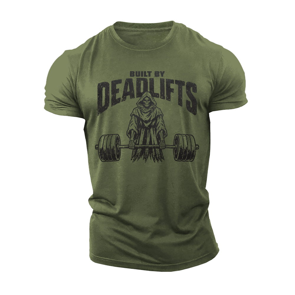 Built by Deadlifts Cotton T-Shirt