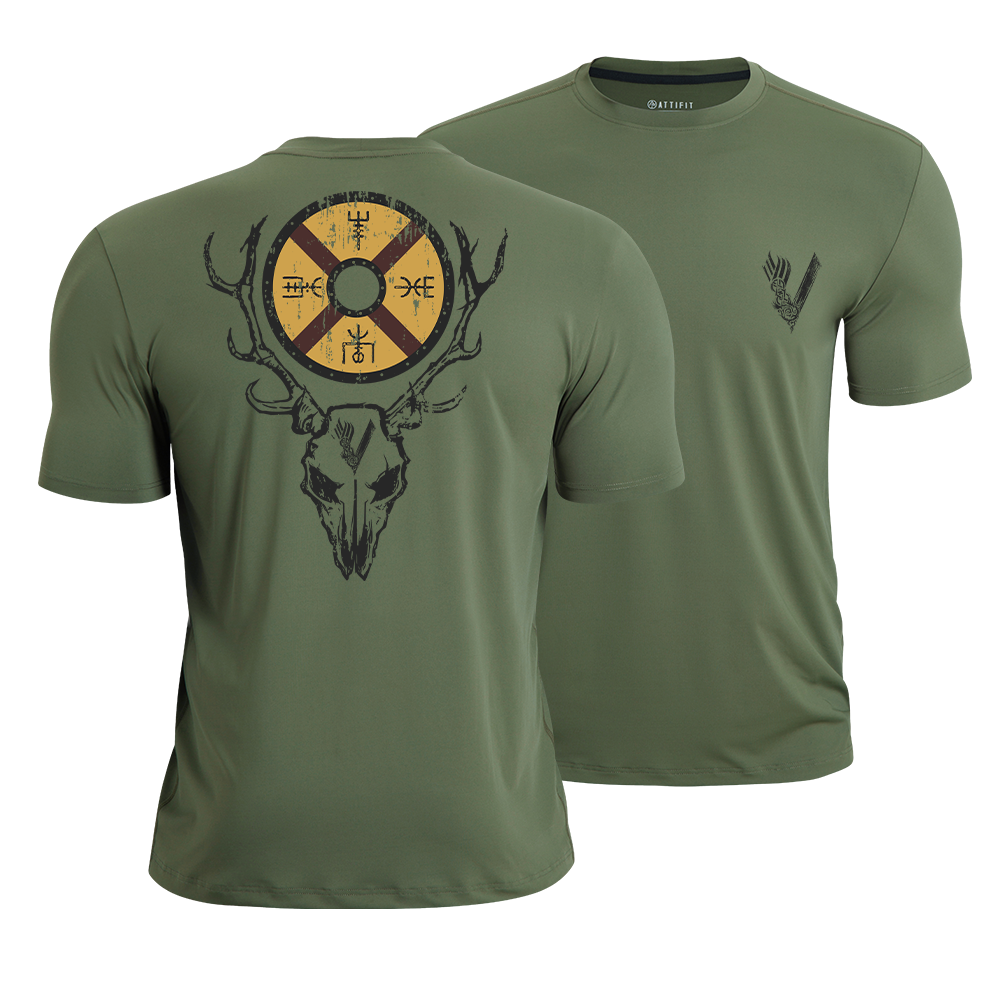 Horned Warrior Athletic Quick-Dry T-Shirt