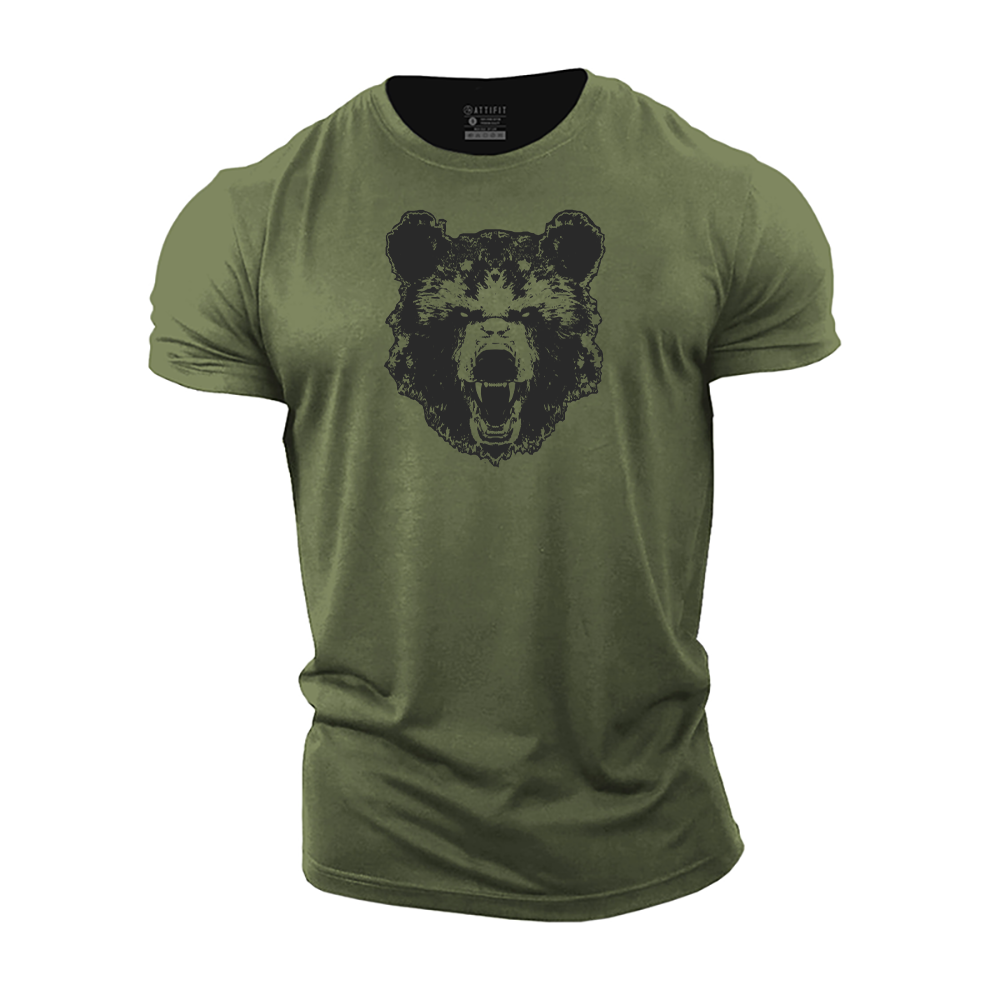Brown Bear Cotton T-Shirt