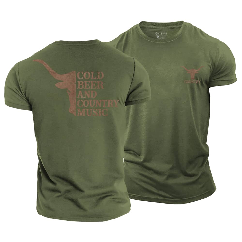 Cold Beer Cotton T-Shirt