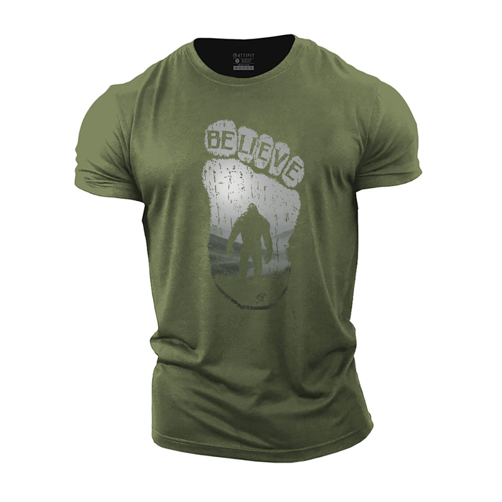 Bigfoot Believe Cotton T-Shirt