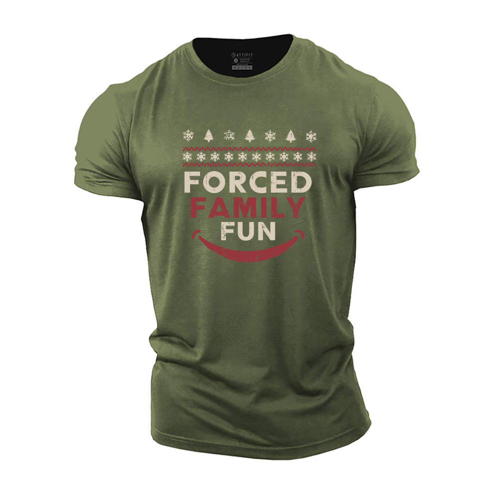 Forced Family Fun Cotton T-Shirt