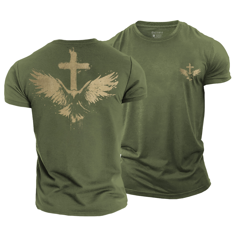 The Jesus Eagle Cotton T-Shirt