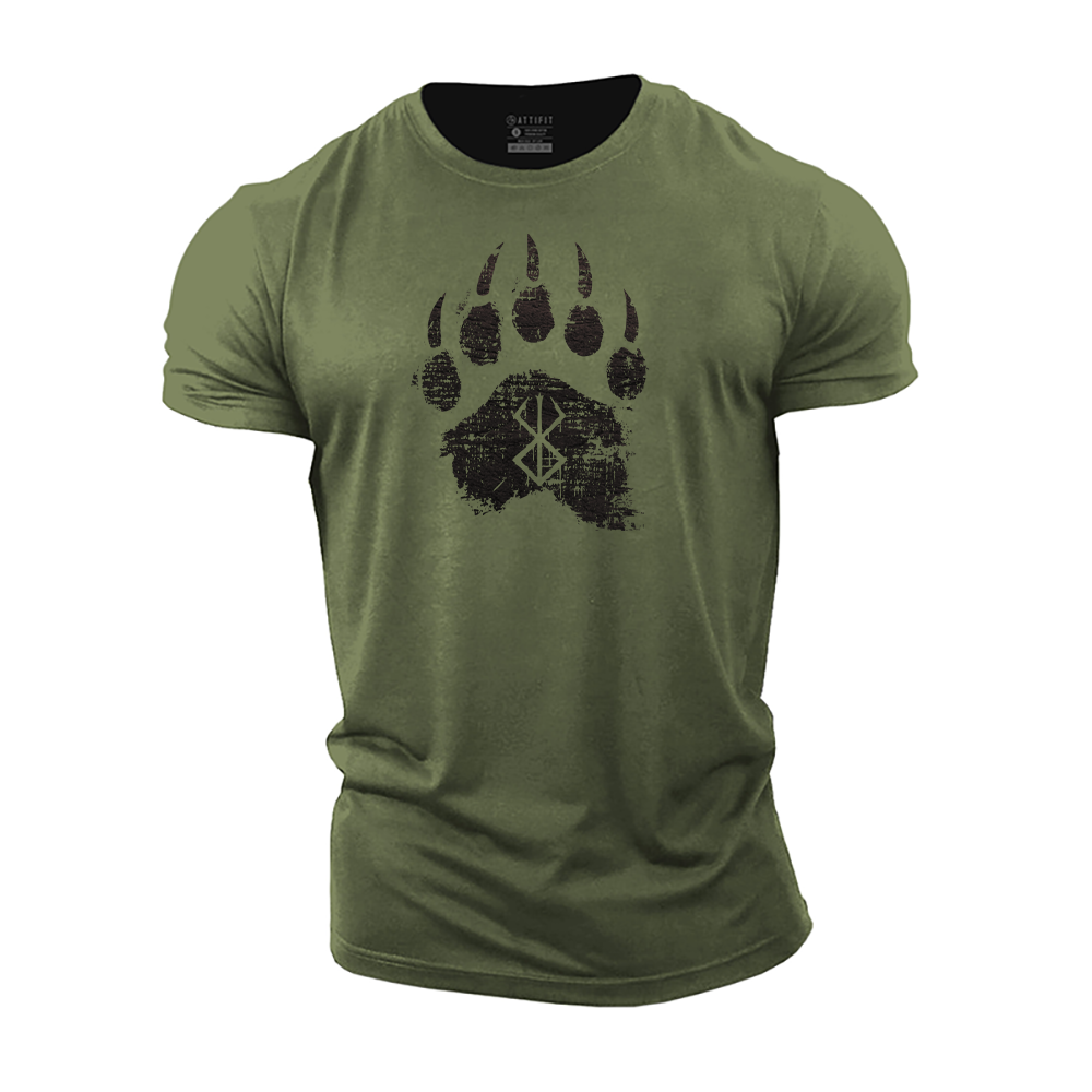 Bears Paw Rune Cotton T-Shirt