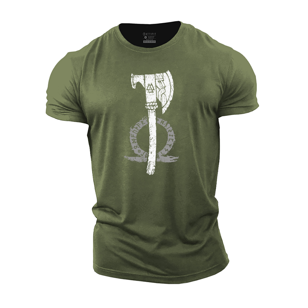 Viking Axe Cotton T-Shirt