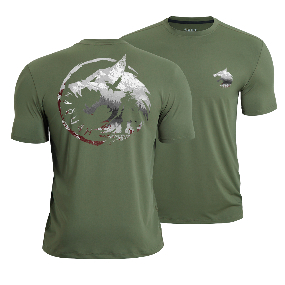 Viking Wolf Warrior Athletic Quick-Dry T-Shirt