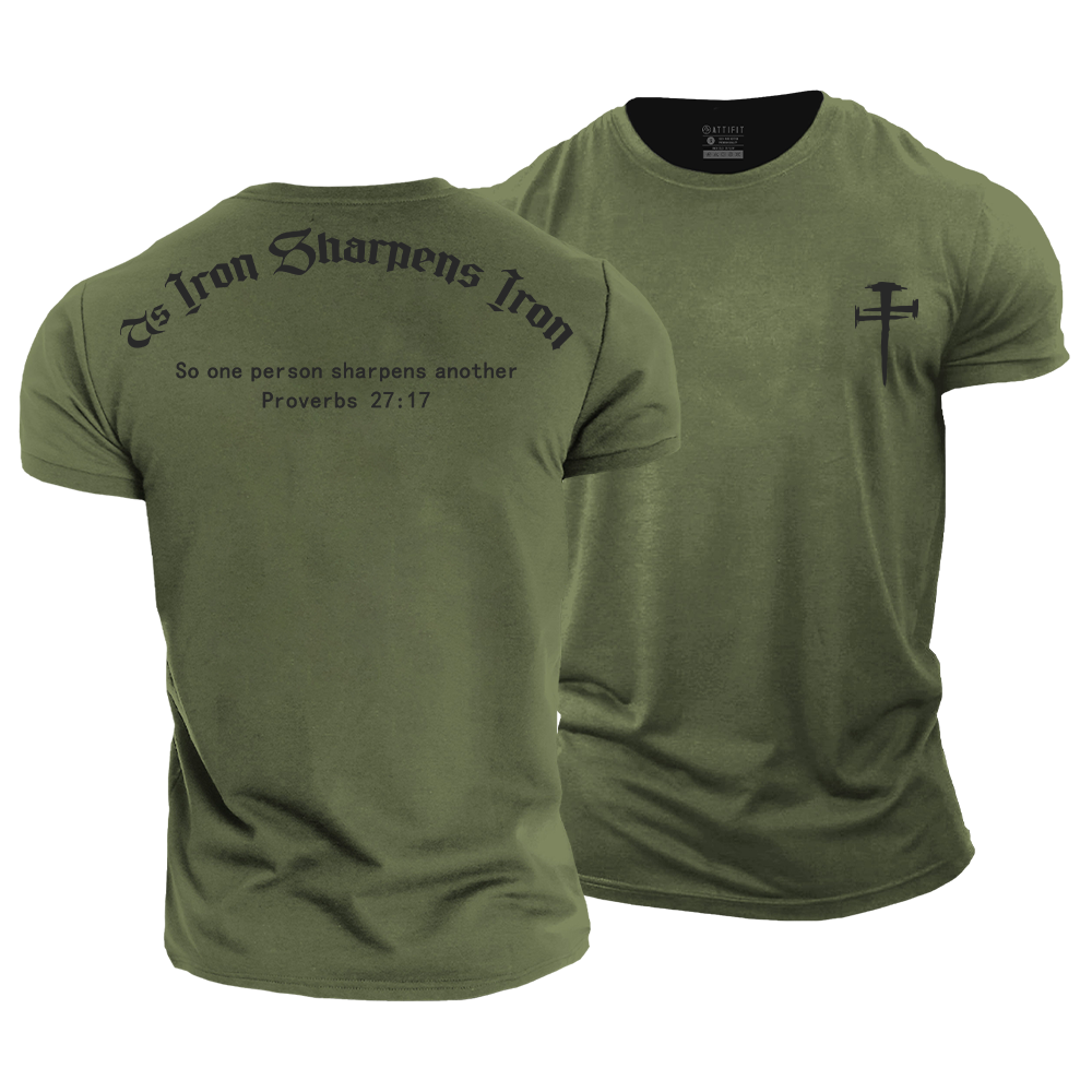 Iron Sharpens Iron Cotton T-Shirt